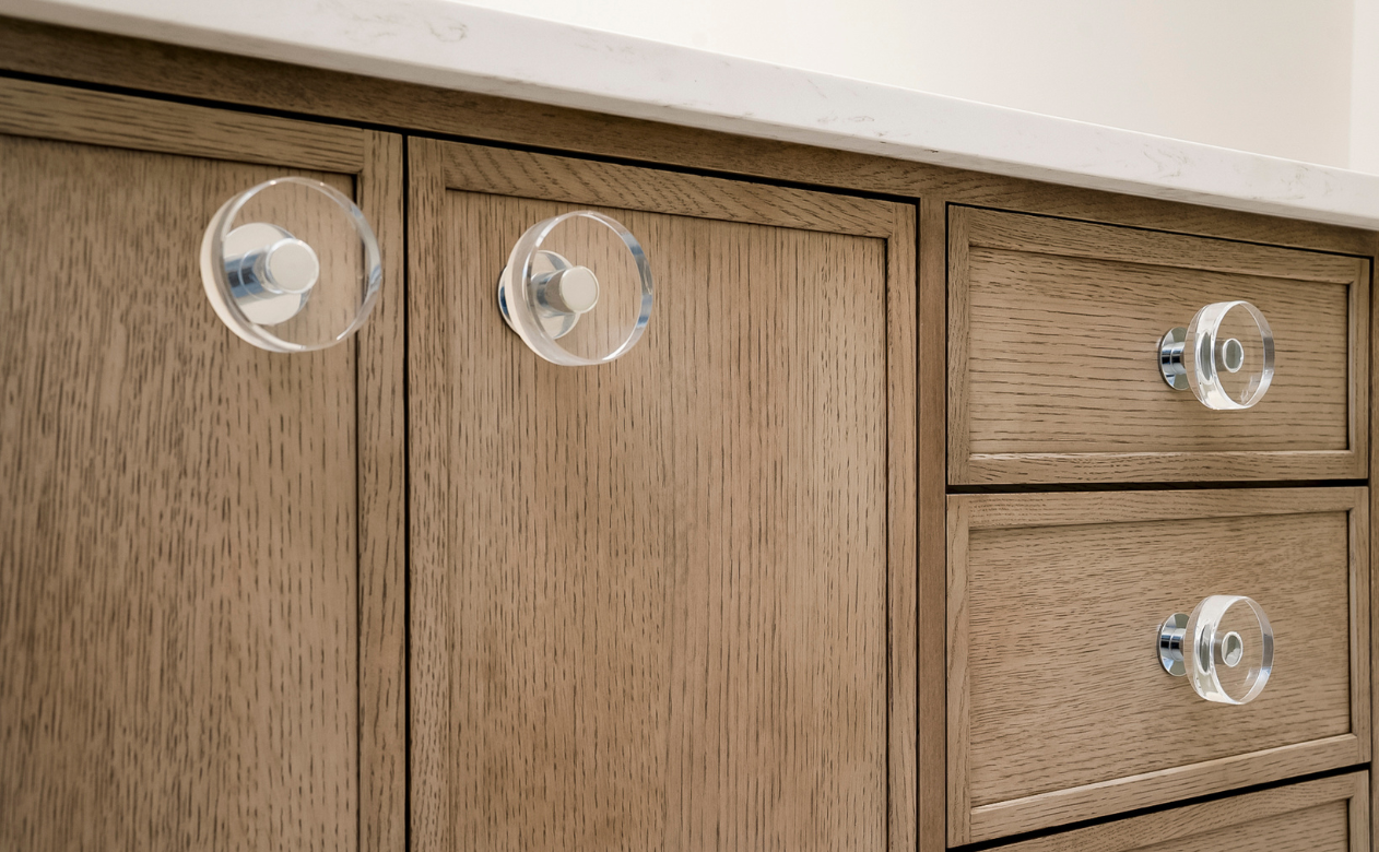 blue cabinets in kitchen